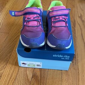 Stride Rite Vibrant Purple and Pink Kids' Sneakers